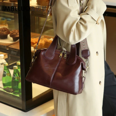Retro Cowhide Genuine Leather Bag